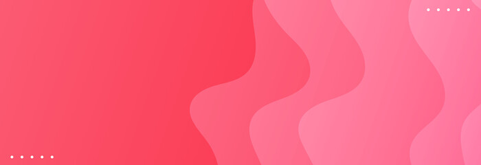 Abstract pink fluid shape modern background with copy space, vector.