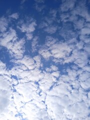 blue sky with clouds