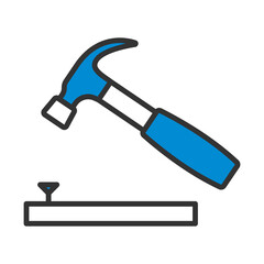 Icon Of Hammer Beat To Nail