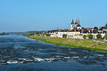 Fototapeta na wymiar Frankreich - Blois - Kirche Saint Nicolas