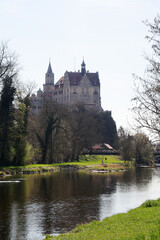 Obraz premium Panorama of Sigmaringen castle, Baden Wuerttemberg, Germany
