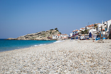 Kokkari beach on the island of Samos