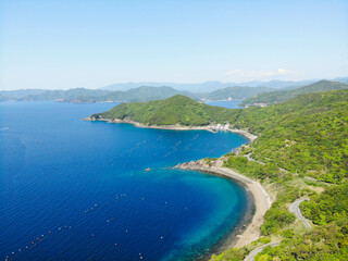 愛媛県宇和島市　船越運河の風景
