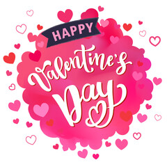 valentine's day sale poster. hearts, pink and red shades, gifts