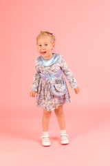 little cheerful girl