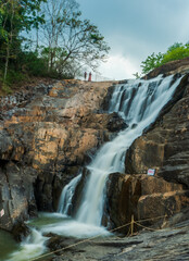 Kanthanparai Waterfalls, Wayanad, Kerala, India.