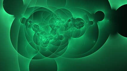 Beautiful abstract background for art projects, cards, business, posters. 3D illustration, computer-generated fractal