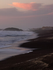 Fototapeta na wymiar Beach in the region of Maule, Chile