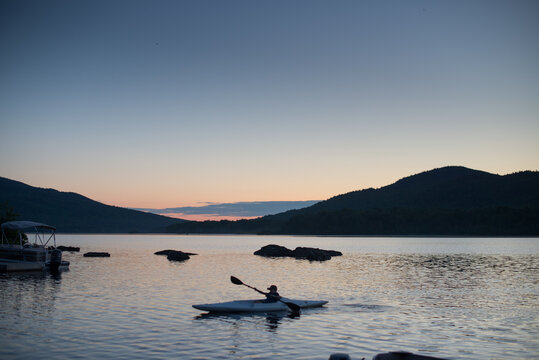 Kayaking On Lake