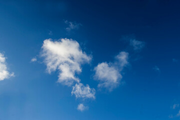 blue sky with clouds