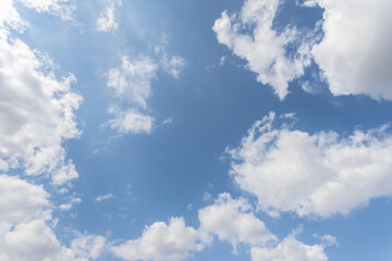 Blue sky background