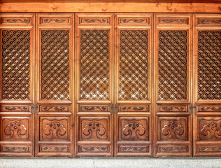Chinese traditional style wooden doors