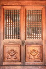 Chinese traditional style wooden door