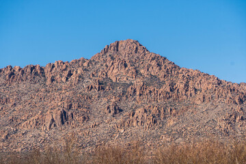 mountains in the wilderness of arizona