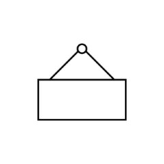 Hanging label with copy space of your text