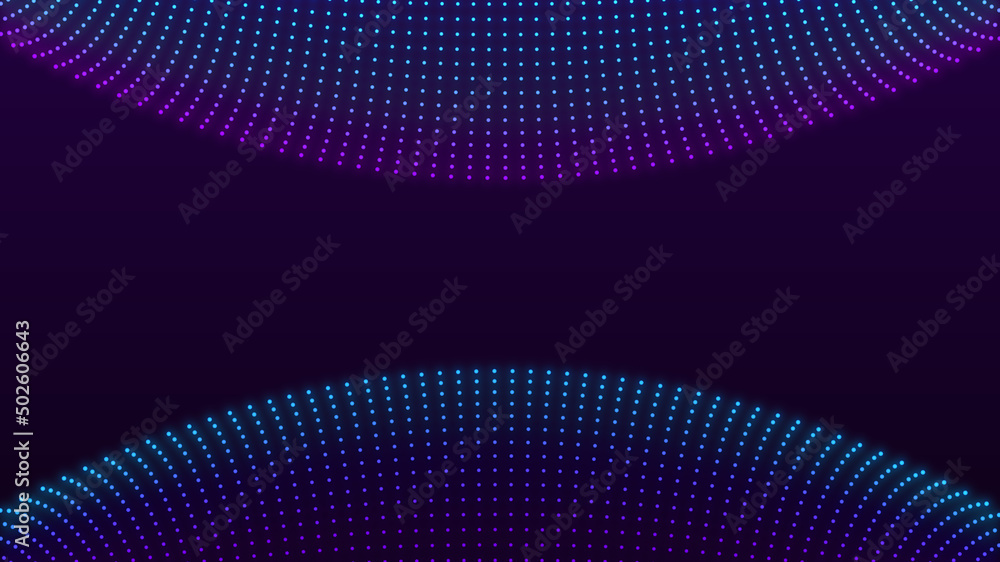 Poster abstract digital texture pattern dots background with glowing neon