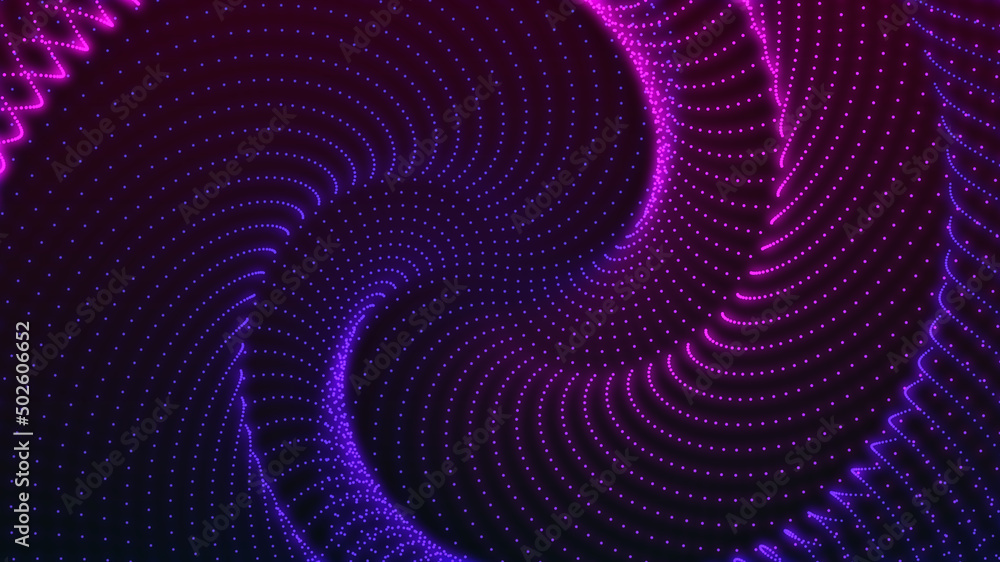 Poster abstract digital texture pattern dots background with glowing neon