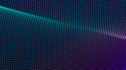 Obraz premium Abstract digital texture pattern dots background with glowing neon