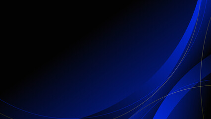 curvelayer abstract design background C darkblue_gold © kopiluwak