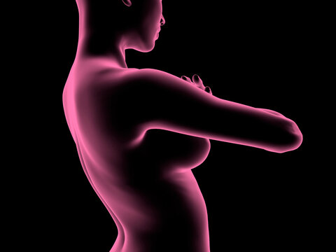 Breast Exam by Hank Grebe, digitally generated image