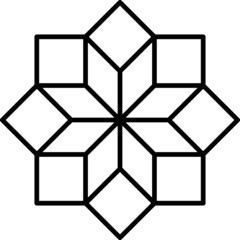 octagram shape graphic