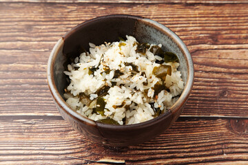 わかめの炊き込みご飯