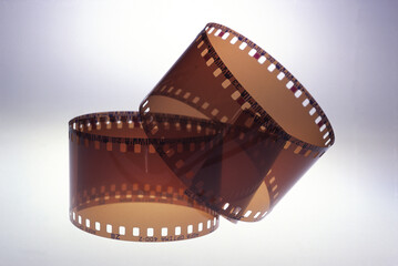 Close-up of camera film