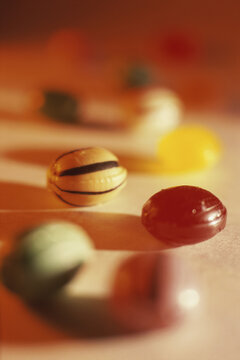 Close-up Of Assorted Flavors Of Candy