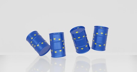 oil barrels for euro energy crisis