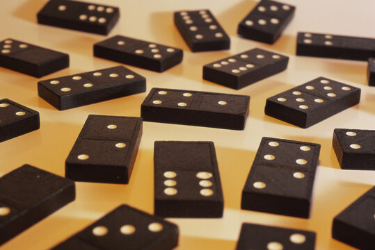 Close-up of dominos
