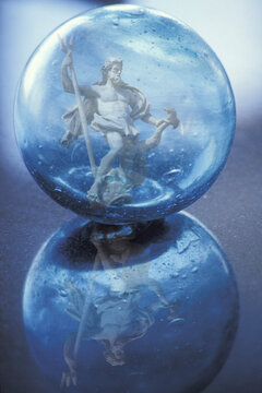 Close-up of a crystal ball