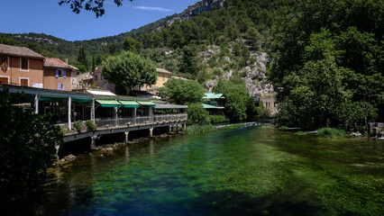 Views from the village of Vaucluse in France