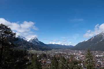 Landscape near Garmisch-Partenkirchen in Bavaria