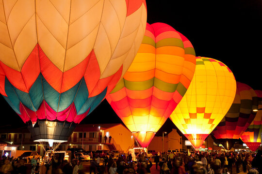 Fototapeta Hot air balloon festival, Page, Arizona, USA