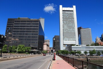 Boston city skyline