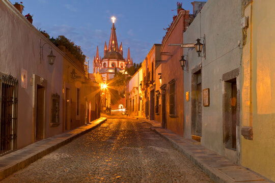 Mexico, Guanajuato, San Miguel de Allende, Calle Aldama