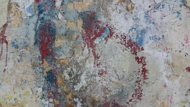 multicolored stones and background video image