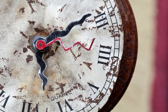 USA, California, San Diego, North Park, Old Clock