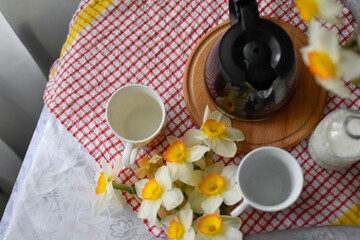 breakfast in a kitchen