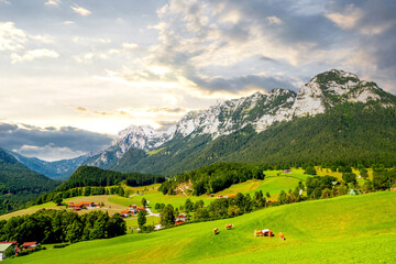 Alpen Berchtesgadener Land, Deutschland 