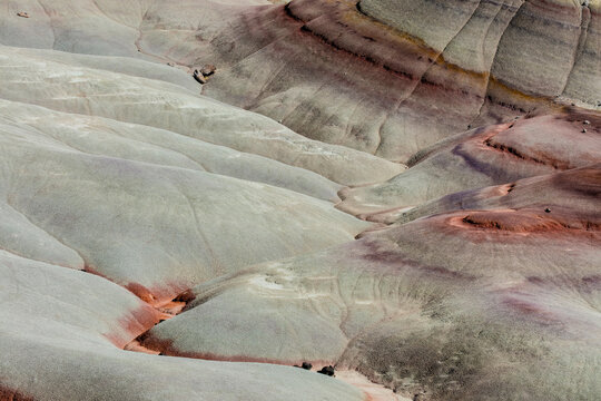 Utah, Capitol Reef National Park, Cathedral Valley, The Bentonite Hills (composed of bentonite clay from altered volcanic ash)