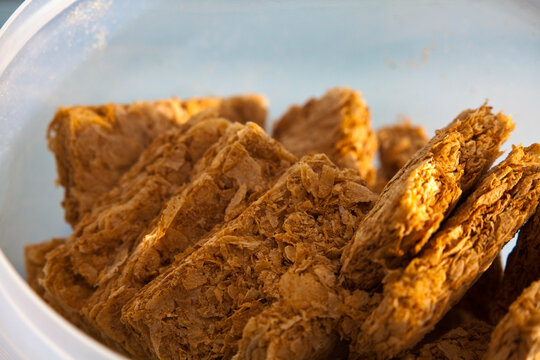 Close up of cereal in bowl