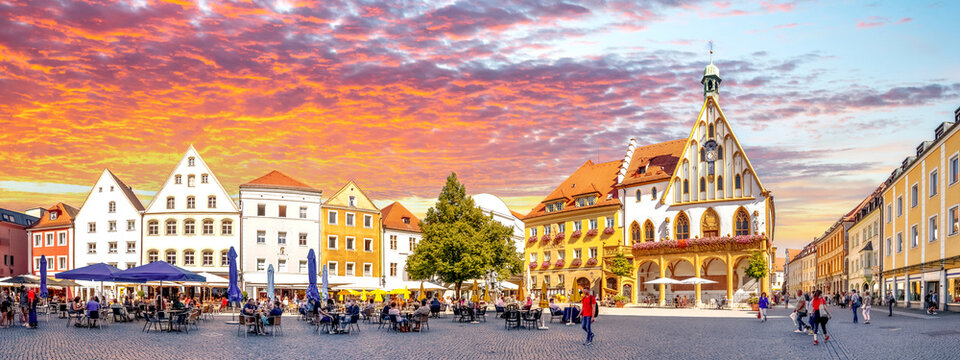 Marktplatz, Amberg in der Oberpfalz, Deutschland 