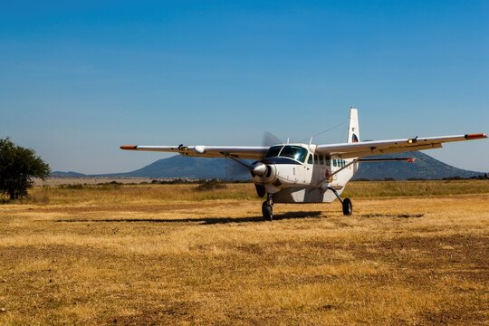 Local flight at Serengeti National Park, Tanzania