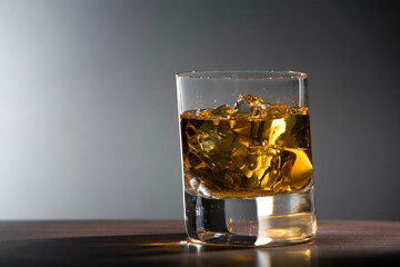 Close-up of a glass of whiskey