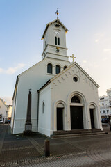 Reykjavik Lutheran Cathedral. Domkirkjan was first officially endorsed by the Lutheran church of...