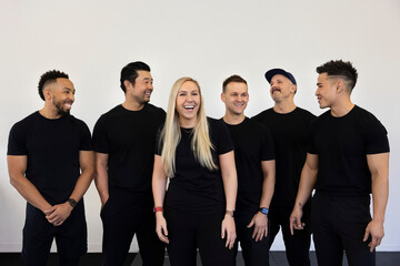 Diverse group of personal trainers