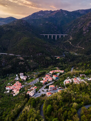 view from the top of the mountain
