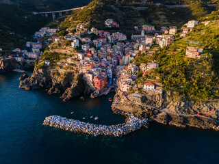 view of riomaggiore cinque terre country