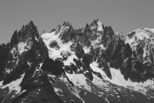 aiguilles, macif du mont blanc , vall&eacute;e de Chamonix 